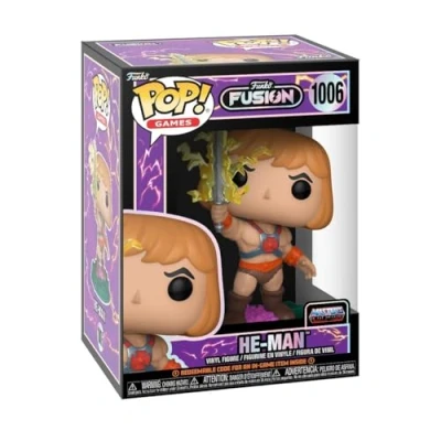 Imagen de Funko Pop! Games: Fusion He Man W 1/6 de Probabilidades Obtener la RARA Variante Chase Masters of The Universe Idea Regalo