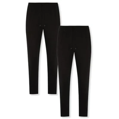 Imagen de FM London Pijama para hombre (paquete de 2), Negro, M