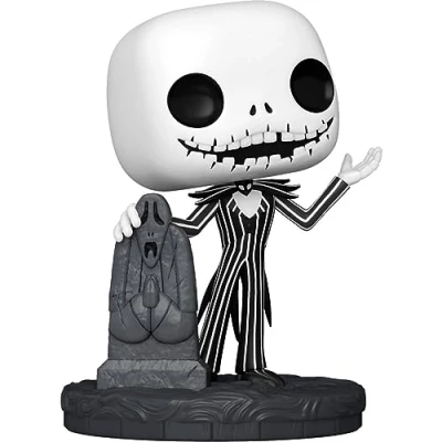 Imagen de Funko Pop! Disney: The Nightmare Before Christmas 30th Jack Skellington With Gravestone Figura de Vinilo Coleccionable Idea Regalo Mercancia Oficial Juguetes para Niños y Adultos