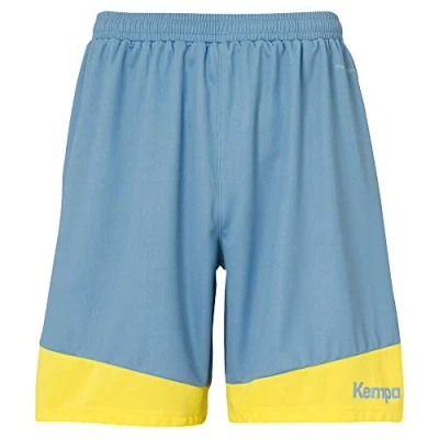 Imagen de Kempa Emotion 2.0 Shorts de Juego, Hombre, Dove Azul/Lima Amarillo, 140