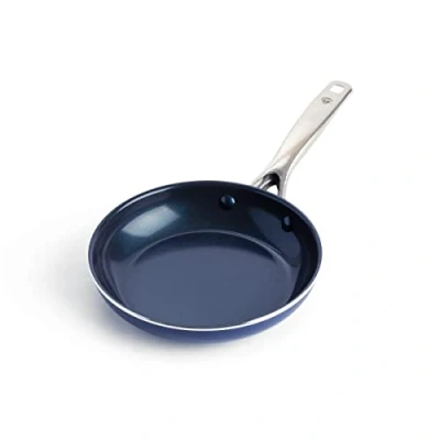 Imagen de Blue Diamond Sartén Antiadeherente de Aluminio, Apta para todo tipo Cocinas, Inducción, Horno y Lavavajillas, 20 cm, Azul