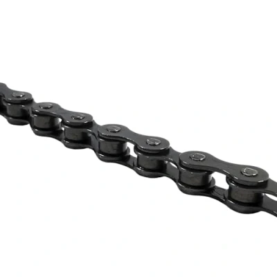 Imagen de VDP cadena de bicicleta una sola velocidad Taya 410 1/2&quot; x 1/8&quot; pulgadas 114 eslabones para velocidad/fixie/BMX robusta y silenciosa alta resistencia a la tracc