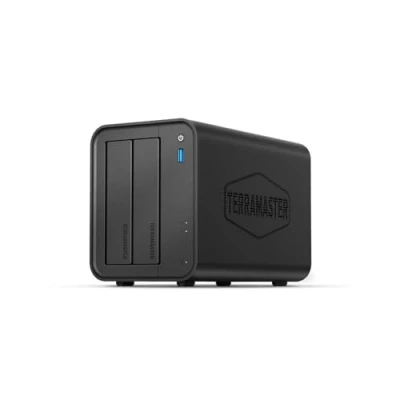Imagen de TERRAMASTER F2 425 NAS de 2 Bahías CPU Quad Core Intel x86, 4GB RAM, LAN 2.5GbE, Servidor Multimedia Almacenamiento Conectado a la Red para Usuarios Domésticos (sin Discos)