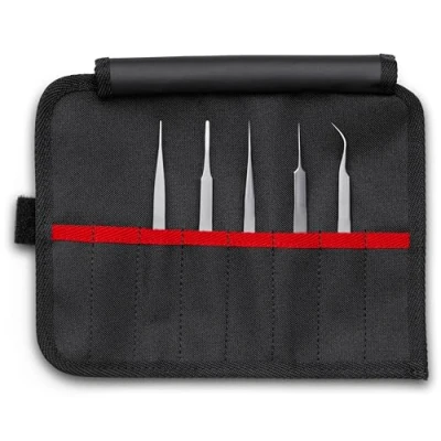 Imagen de KNIPEX 92 00 02 Juego de pinzas precisión 5 piezas