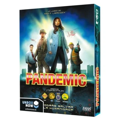 Imagen de Z Man Games Pandemic Juego De Mesa Cooperativo para Adultos y Familias a Partir 8 Años 2 4 Jugadores 45 Minutos por Partida Español
