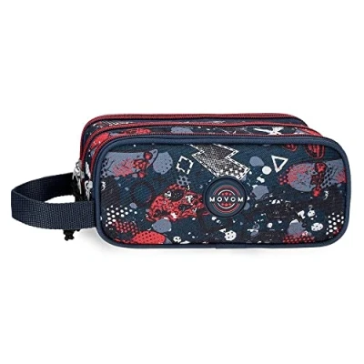 Imagen de Movom Free Time Estuche Triple Multicolor 22x10x9 cms Poliéster