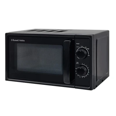 Imagen de Russell Hobbs Textures 17 Litre Black Manual Microwave, RHM1725B
