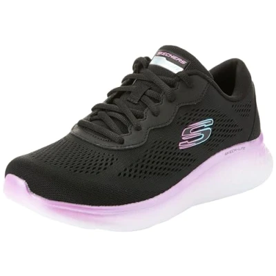 Imagen de Skechers, Skech Lite Pro Stunning Steps Mujer, Black Mesh Purple Trim, 39 EU
