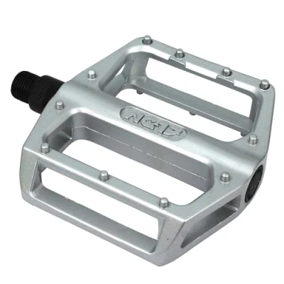 Imagen de NC 17 Sudpin STD Zero Pro Pedal de Aluminio para Bicicletas montaña/Bicicleta BMX, Resistente, Super Ligero, Soportes fijos Plateado Plata