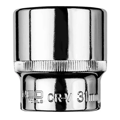 Imagen de NEO TOOLS 08 431 Piezas insertables de llave cubo 1/2 31 mm Acero cromo vanadio hexagonal