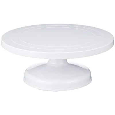 Imagen de IBILI 789301 Base Giratoria Alta, Diámetro 31 cm, Blanco