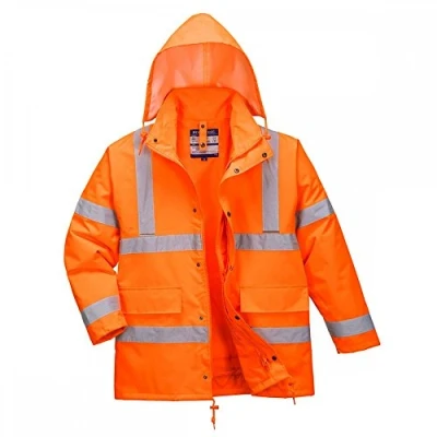 Imagen de Portwest Parka 4 En 1 Traffic De Alta Visibilidad, Tamaño: 4XL, Color: Naranja, S468ORR4XL