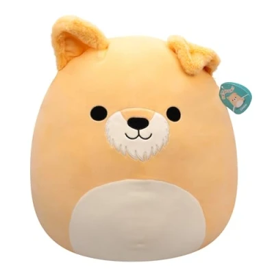 Imagen de Squishmallows SQCR06653 Cooper The Tan Dog Peluche Oficial de Jazwares (50 cm)