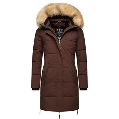 Imagen de Navahoo Halina Abrigo acolchado de invierno para mujer, tallas XS XXL, chocolate, M