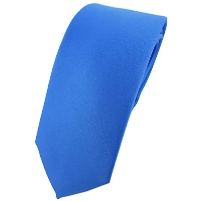 Imagen de TigerTie corbata estrecha azul monocromo