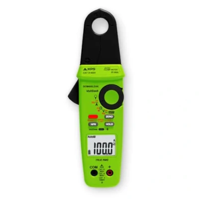 Imagen de KPS DCM400LEAK Pinza de Fugas Corriente AC/DC 100A TRMS Voltaje 1000V Filtro Pasabajo (50 60Hz y 800Hz) NCV