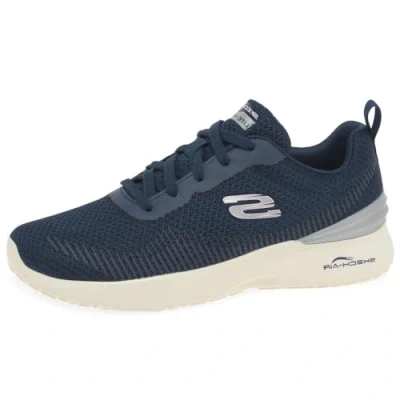 Imagen de Skechers, Skech Air Dynamight Splendid Path Mujer, Malla Azul Marino con Ribete Lavanda, 37.5 EU