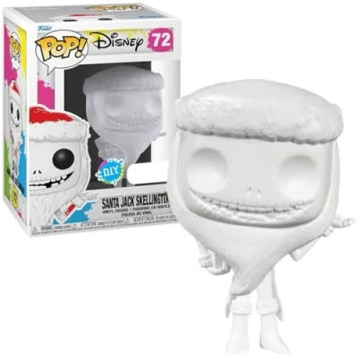 Imagen de Funko Figura Pop! Disney Santa Jack Skellington Modelo 72 57961 Edición Especial D.I.Y.