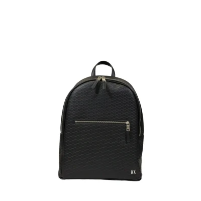 Imagen de Armani Exchange Elba, Essential, Logo All Over, Zipped Pocket, Hombres, Negro, Talla única