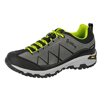 Imagen de Brütting Kansas, Zapatos de Low Rise Senderismo Unisex Adulto, Gris (Anthrazit/Schwarz/Lemon Anthrazit/Schwarz/Lemon), 36 EU