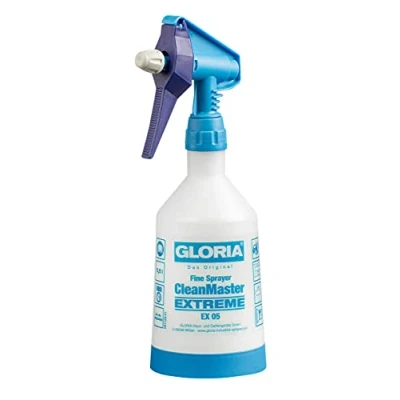 Imagen de GLORIA Pulverizador fino CleanMaster EXTREME EX 05 Para limpieza y desinfección manual compacto Capacidad de llenado 0,5 L sustancias con pH 4 11 Resistente al aceite