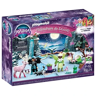 Imagen de PLAYMOBIL Calendario de Adviento 71029 Adventures of Ayuma para niños, Academia Hadas, Incluye Hadas Juguete con alas móviles, Juguetes niños a Partir 7 años