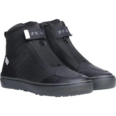 Imagen de TCX IKASU 2 WP, Zapatillas Moto Impermeables Hombre, Black/White, 41 EU