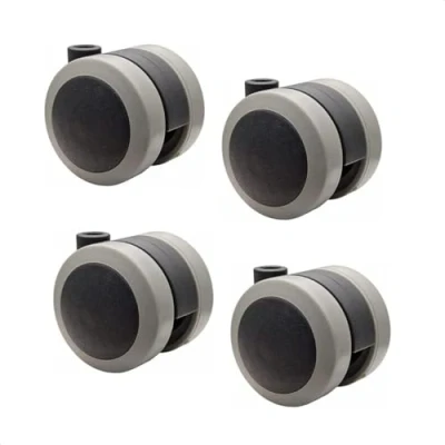 Imagen de QS3Y2 Wagner Ruedas para Muebles/Juego de 4 Piezas Dobles diámetro Ø 50 mm, Capacidad Carga kg/Rueda
