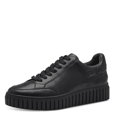 Imagen de s.Oliver Zapatillas Bajas para Mujer 5 23645 41, Plataforma, Negro, 36 EU