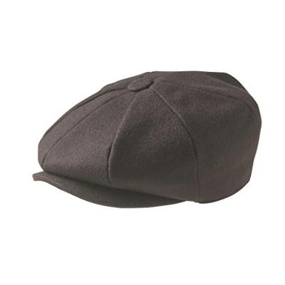 Imagen de Peaky Blinders Gorra Plana Estilo Newsboy de 8 piezasMarrón marrón L (59 cm)