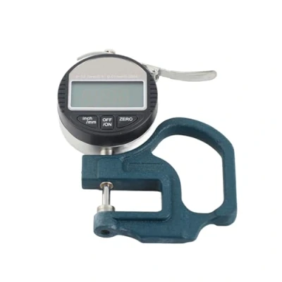 Imagen de Calibre De Grosor Digital Medidor Espesor Pantalla Lcd Papel Cuero Tela Esponja Alambre Herramienta Medición 0 12.7Mm Rango Precisión 0.01Mm