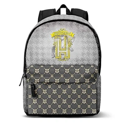 Imagen de Karactermania Harry Potter Emblem Hufflepuff, Mochila Tipo Casual, 43 cm, 27 litros, Gris