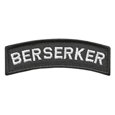 Imagen de Berserker Shoulder Tab Viking Norse Icelandic Heathen Army Military Morale Tactical Touch Fastener Patch