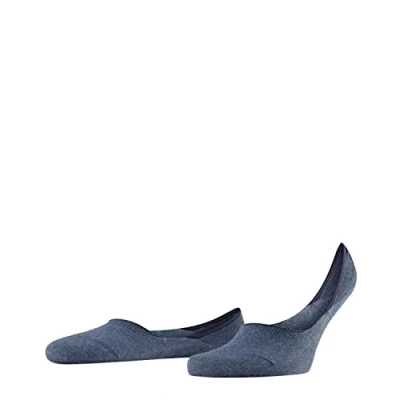 Imagen de FALKE Invisible Step Medium Cut M IN algodón invisibles unicolor 1 par, Calcetines pinkies Hombre, Azul (Navy Melange 6127) nuevo ecológico, 41 42