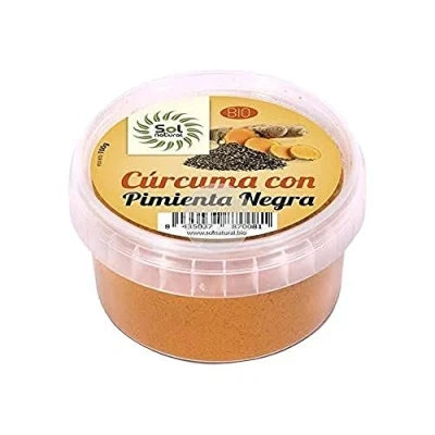 Imagen de SOLNATURAL Curcuma con Pimienta Negra Bio 100 g, No aplicable
