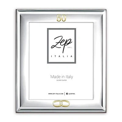 Imagen de Marco NOTO de mesa plata plateada para fotos 20 x 25 cm, se puede colocar horizontalmente, chapado en plata. Fabricado Italia