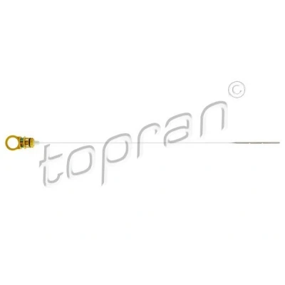 Imagen de TOPRAN 702 387 Varilla de Aceite con junta amarillo Plástico