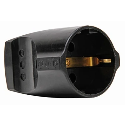 Imagen de Kopp 183205003 Enchufe de protección contacto negro, 5 V