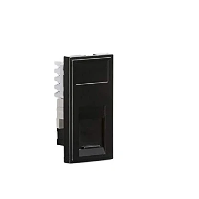 Imagen de UTP CAT5E RJ45 Módulo de salida (25 x 50 mm), color negro