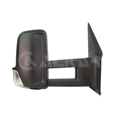 Imagen de espejo retrovisor Alkar 9291994 izquierda manual con gran angular, brazo largo de espejo, convexo para vehíc. volante a la