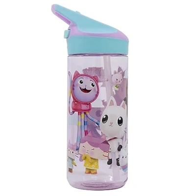 Imagen de Botella de agua infantil reutilizable ecozen 620 ml GABBY&#039;S Dollhouse