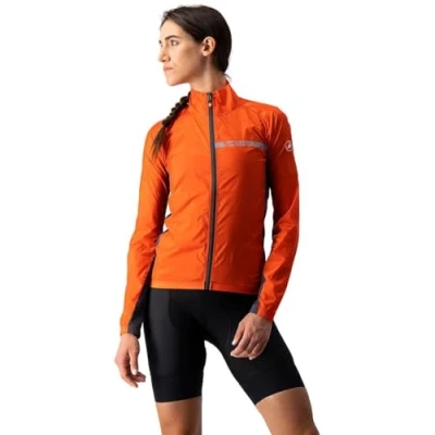 Imagen de Castelli 4521529 SQUADRA ST. W JKT Jacket Mujer FIERY RED/DARK GRAY Tamaño L