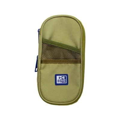 Imagen de Oxford B MAX, Estuche Escolar con Goma Elástica, Material Reciclado RPET, Color Verde Safari