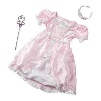 Imagen de Melissa &amp; Doug Disfraz princesa Para niños y niñas, Traje de fiesta con accesorios, Juego imitación, halloween o carnaval, creativo, niñas 3 6 años