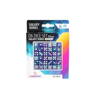 Imagen de Gamegenic Set de Dados 6 Caras Neptune 12MM (36pcs)
