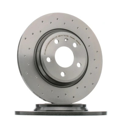 Imagen de BREMBO 08.D060.1X Disco de freno 300 12 5 macizo, perforado revestido con tornillos AUDI: A4 B9 Berlina, A5 Sportback, Avant norauto, oscaro,