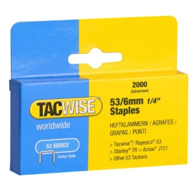 Imagen de Tacwise 0334 Caja de grapas 53 x 6 mm largo, 2000 unidades