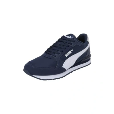 Imagen de Puma ST Runner V4 Unisex Zapatillas, Talla: 42.5, Club navy/white Piel de imitación/tela