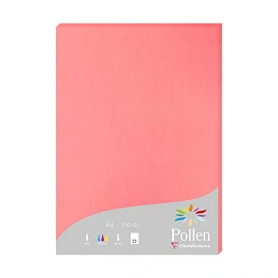 Imagen de Clairefontaine Pollen Papel de calco, 21 x 29,7 cm, color litchi