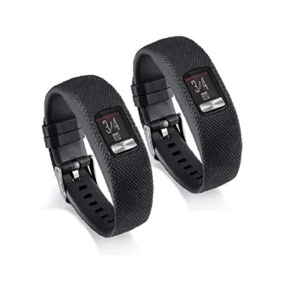Imagen de WEINISITE Silicona Ajustable Reemplazo Pulsera Para Garmin vivofit 4 (#1, S)